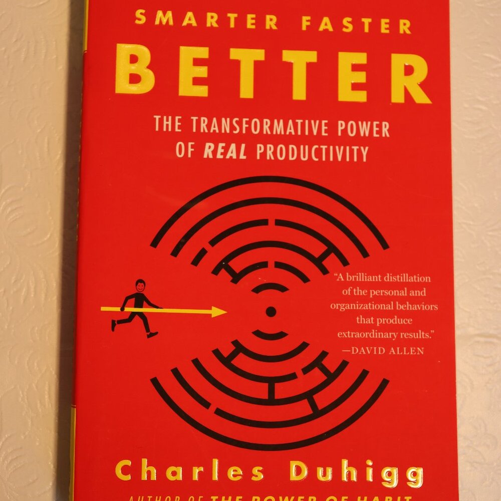 Smarter Faster Better by Charles Duhigg - Productivity Paperback